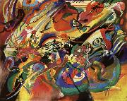 Vassily Kandinsky Study for composition fell oil